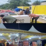 Gerak Cepat Panitia Pasar Ramadan BPC HIPMI PARE Perbaiki Tenda Tenant