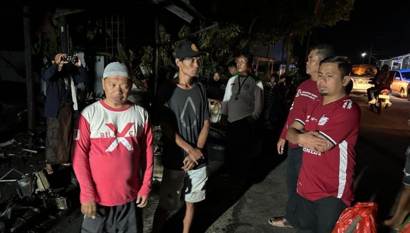 Tasming Hamid Turun Langsung ke Lokasi Kebakaran Bengkel Warga di Parepare