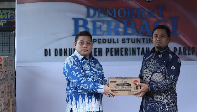 Sinergi Demokrat dan Pemkot Parepare, Tangani Stunting Lewat Bantuan Gizi Ibu dan Balita