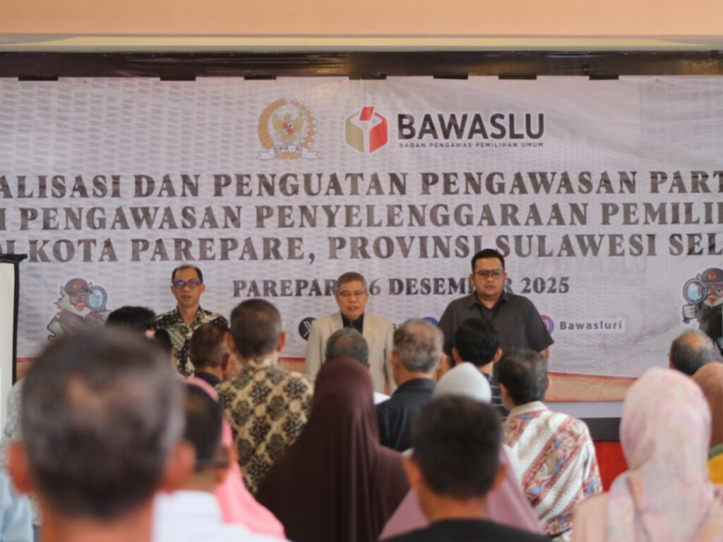 Anggota Komisi II DPR RI Taufan Pawe Dorong Penguatan Pengawasan Pemilu Partisipatif di Parepare
