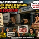Dugaan Perpindahan Barang Sitaan di Gudang Bea Cukai Parepare Jadi Sorotan, Warga Minta Transparansi