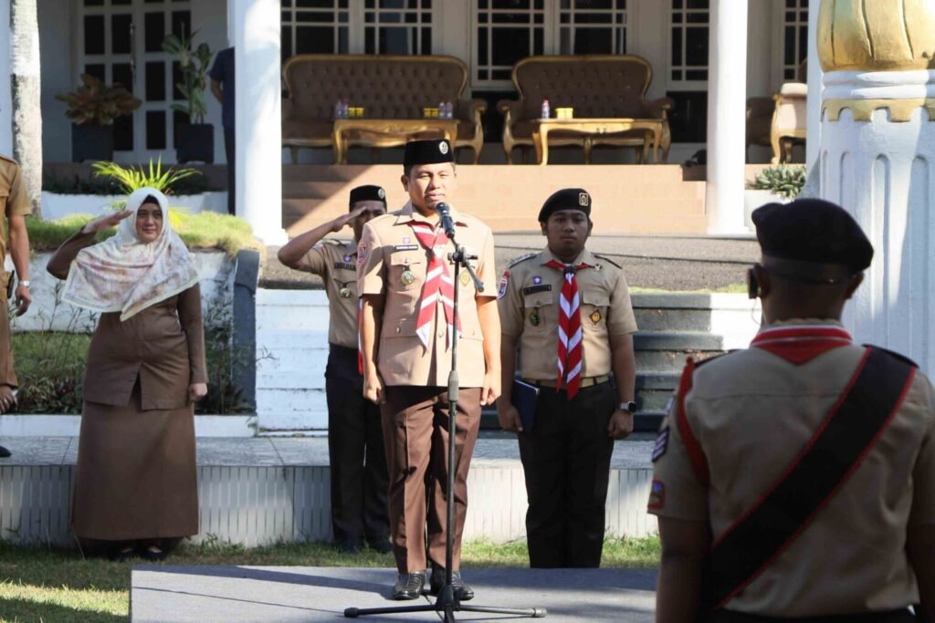 Lepas Kontingen Jambore Nasional, Tasming Hamid Minta Pramuka Parepare Jaga Nama Baik Daerah