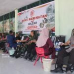 Sambut HUT ke-81 TNI, Kodim 1405 Parepare Gelar Bakti Kesehatan dan Bazar