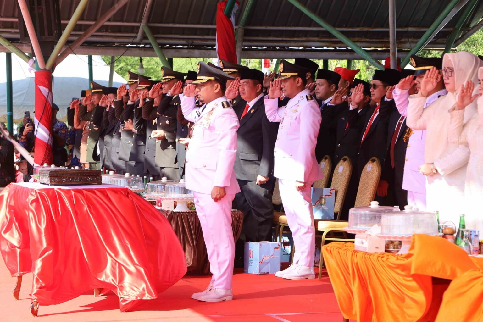 HUT ke-81 RI di Parepare Berlangsung Khidmat, Tasming Hamid Pimpin Upacara di Lapangan Andi Makkasau